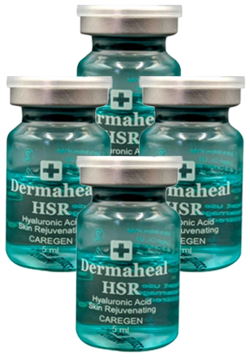 Dermaheal HSR Hyaluronic Acid Skin Rejuvenating Сыворотка для мезотерапии лица против морщин, 5 мл, 4 шт.