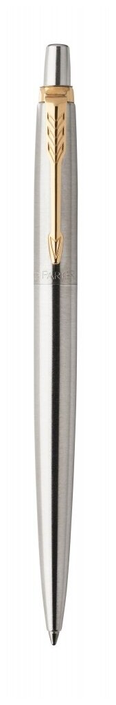 Ручка шариковая Parker Jotter Essential, St. Steel GT, стержень: Mblue 1953182