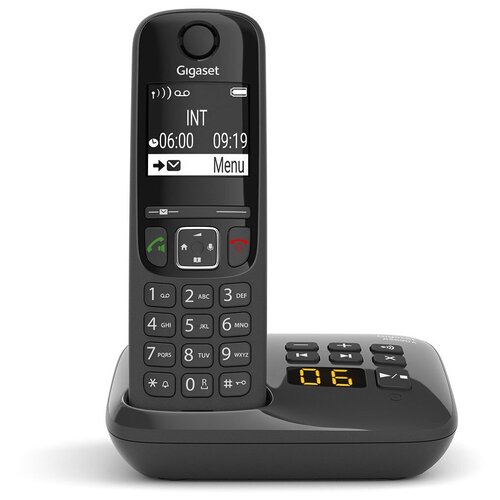 Р/Телефон Dect Gigaset AS690A RUS черный автооветчик АОН