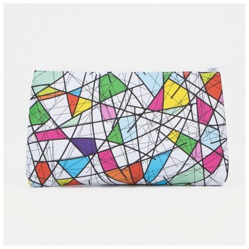 фото Косметичка на молнии, цвет белый/разноцветный korban