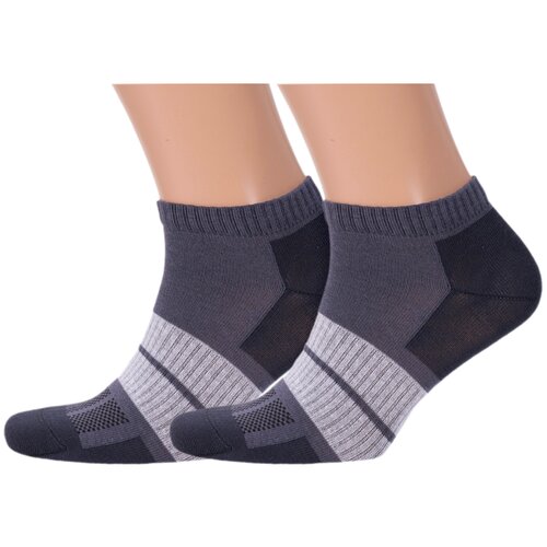 фото Мужские носки брестский чулочный комбинат, 2 пары, размер 27 (42-43), серый