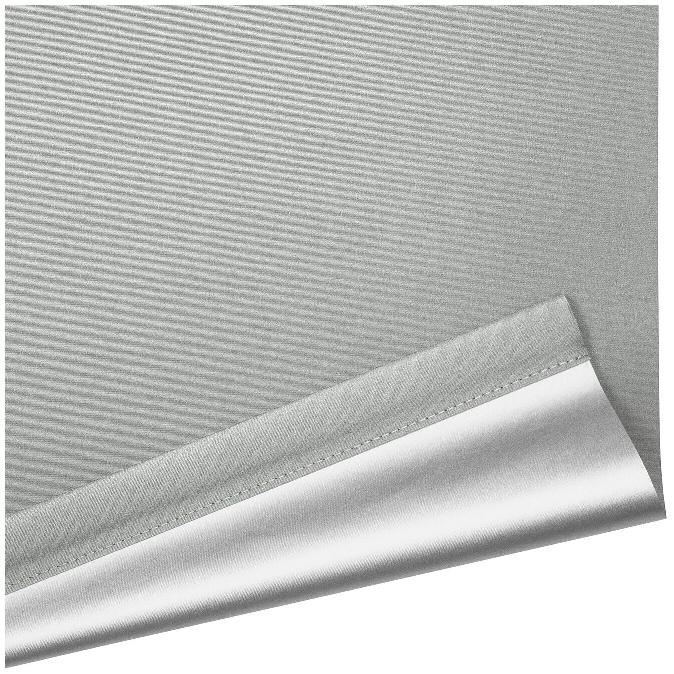 Рулонная штора Блэкаут 160х175 Сильвер светло-серый - фотография № 9