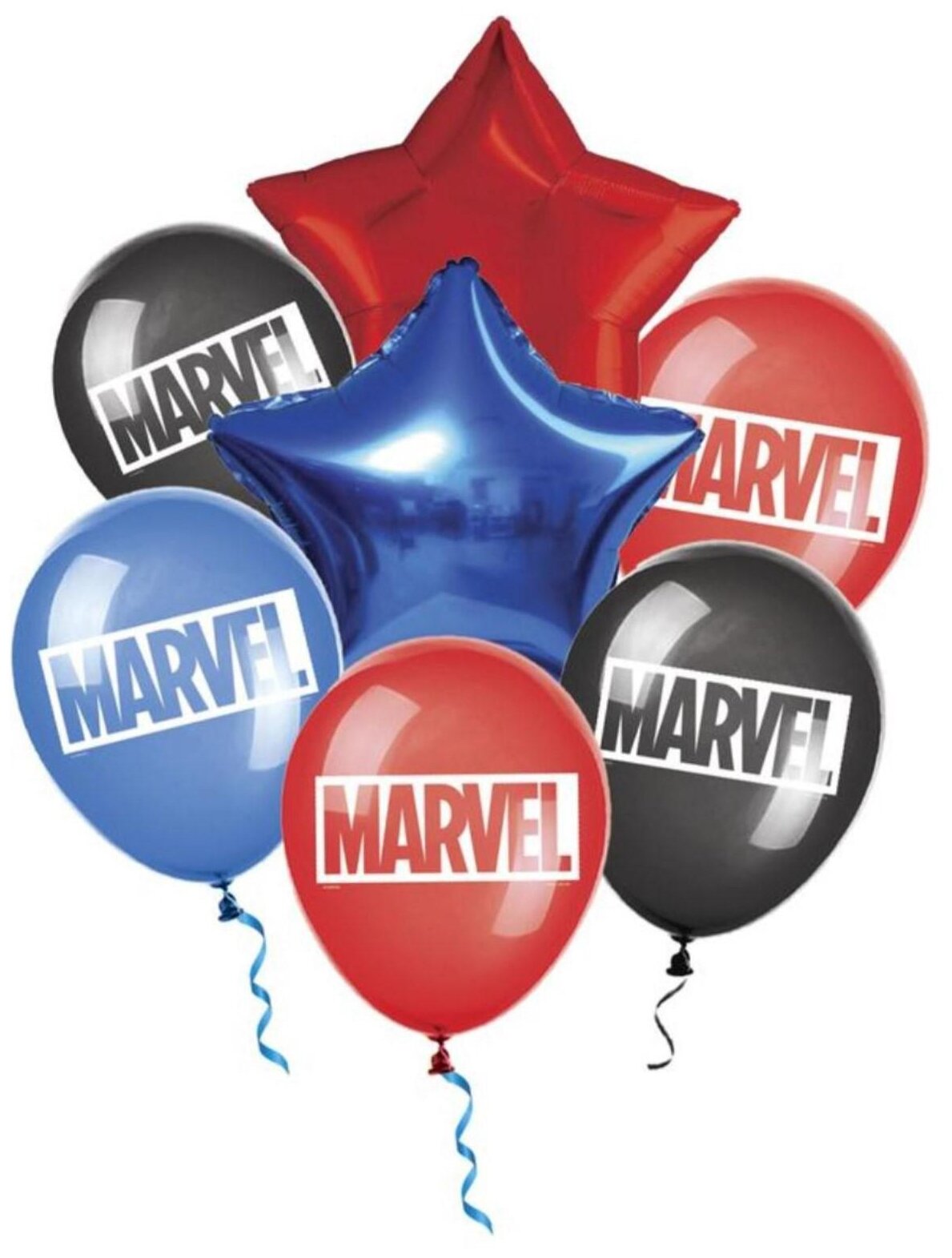 Воздушные шары набор Мстители "MARVEL", шарики для праздника