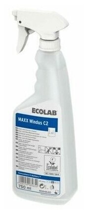 Ecolab MAXX Windus C2 профессиональное средство для мытья стекол и зеркал 750 мл (Германия)