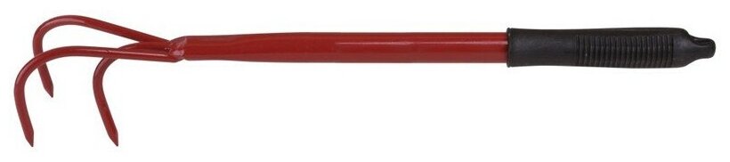 Рыхлитель с ручкой цельнометаллический, 3 зуба 76845 - фотография № 2