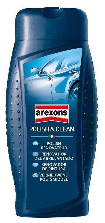 35025 AREXONS Polish & CLEAN Супер полироль для реставрации старого лак-го покрытия авто 500 мл