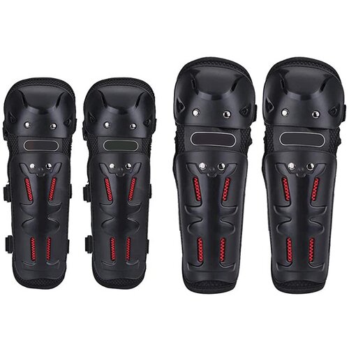 фото Щитки (наколенники + налокотники, черные) (mod.9) нет бренда