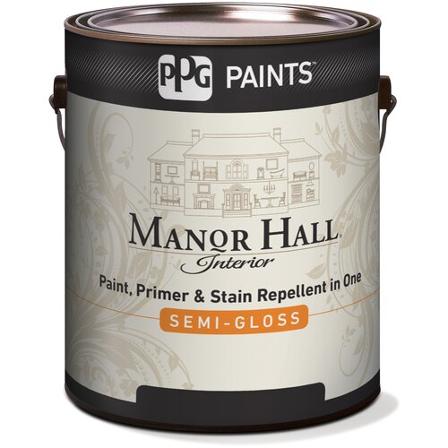 Краска акриловая PPG Manor Hall Interior Semi-Gloss полуглянцевая прозрачный 3.78 л