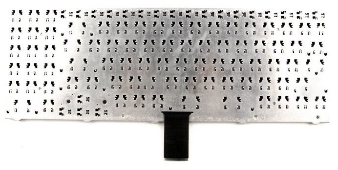 Клавиатура для ноутбука DNS 0117439 Черная Плоский Enter Черная без рамки