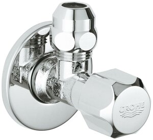 Вентиль угловой GROHE 1/2″-3/8″ для подключения смесителей, хром (2201700M)