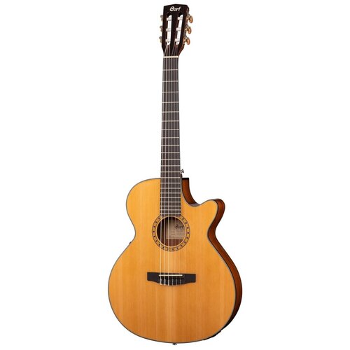 Классическая гитара со звукоснимателем, Cort CEC5 - Natural Glossy ac160cftl nat классическая гитара со звукоснимателем вырез