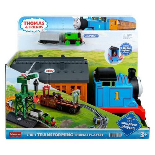 Купить Железные дороги Mattel Томас и его друзья игровой набор Томас Трансформер, пластик