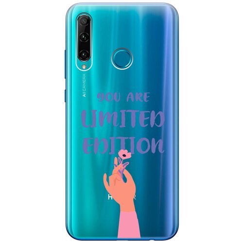 Силиконовый чехол на Honor 10i, 20e, Хонор 10 ай, 20е с 3D принтом Limited Edition прозрачный силиконовый чехол на honor 10i 20e хонор 10 ай 20е с 3d принтом limited edition прозрачный