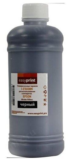 Чернила I-E500BK универсальные для Epson/ объем:500мл./ цвет: черный