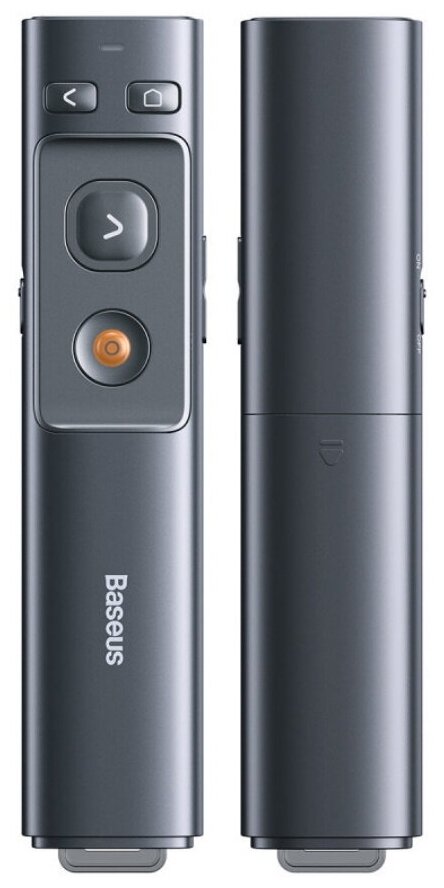 Лазерная указка-презентер Baseus Orange Dot Wireless Presenter Red Laser - Серая (ACFYB-0G)