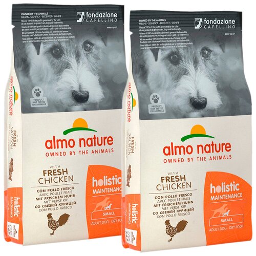 ALMO NATURE ADULT DOG SMALL & CHICKEN для взрослых собак маленьких пород с курицей (12 + 12 кг)