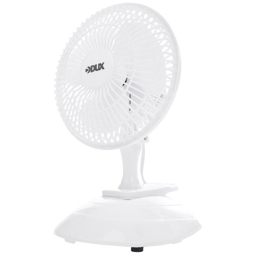 Вентилятор настольный DUX DX-614 с прищепкой 15 Вт белый 104100₽