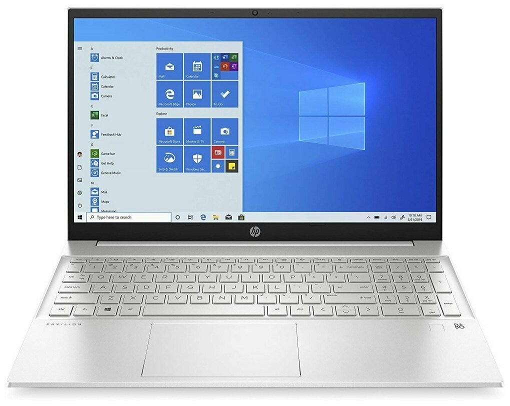 Ноутбук HP Pavilion 15-eg0127ur 4E1C3EA 156 Core i5 1135G7 8Gb SSD 512Gb GeForce MX350 Серебристый