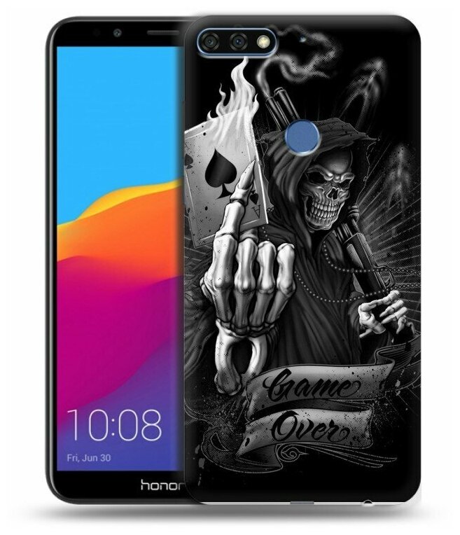 Дизайнерский пластиковый чехол для Huawei Honor 7C Pro креативный дизайн