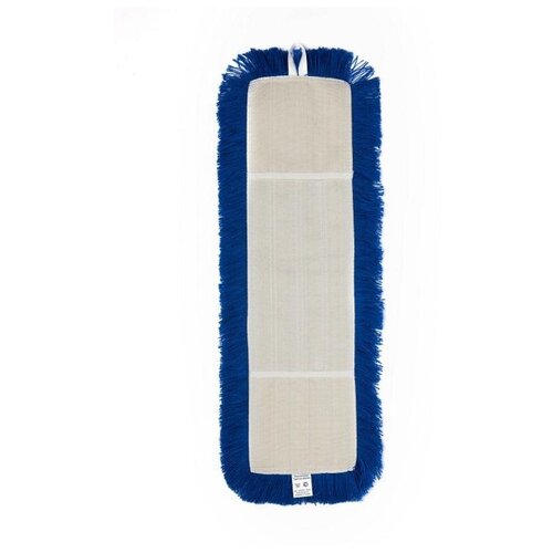 Насадка для швабры плоская, акрил 80x11см, синяя