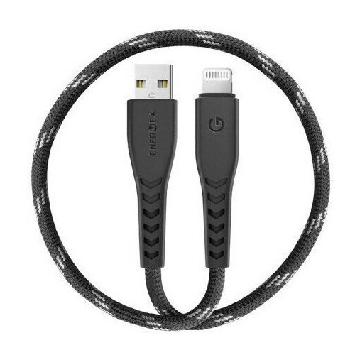 EnergEA Кабель NyloFlex USB-A to Lightning MFI C89 Black 30cm кабель energea bazic gocharge usb a to lightning mfi c89 1 2 м цвет черный cbl gcal blk120