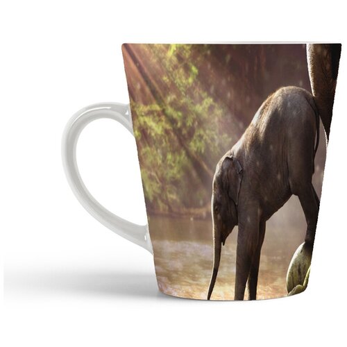 фото Кружка-латте coolpodarok слонёнок