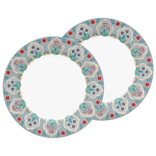 Набор из 2-х тарелок Pip Studio Flower Festival, д. 21 см, WW.51.001.285