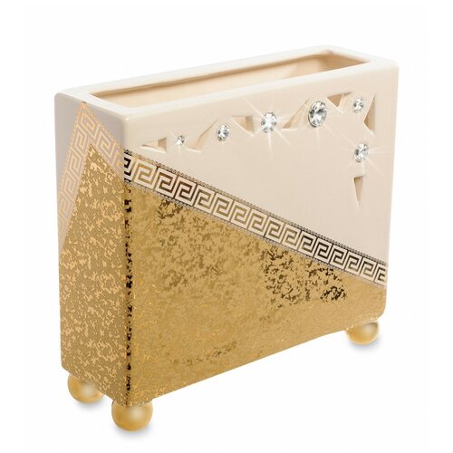 Ваза с кристаллами Сваровски Cubotondo Высота: 23 см Ahura