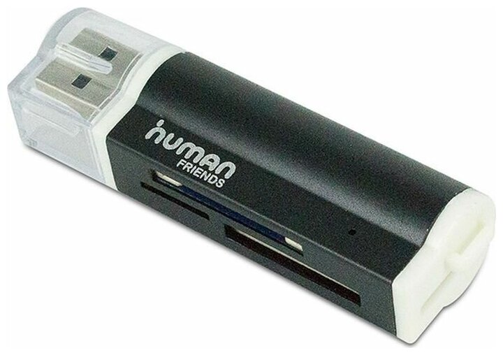 Cbr Устройство считывания USB 2.0 Card reader Human Friends Card Reader Speed Rate "Lighter" Black