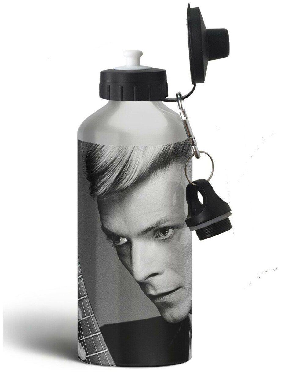 Бутылка спортивная, туристическая фляга David Bowie - 3