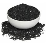 Грунт Laguna 20201A песок черный, 2 кг, 1-2 мм - изображение