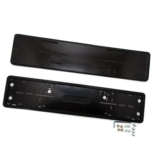 Рамка для номеров магнитная силиконовая черная 1 шт