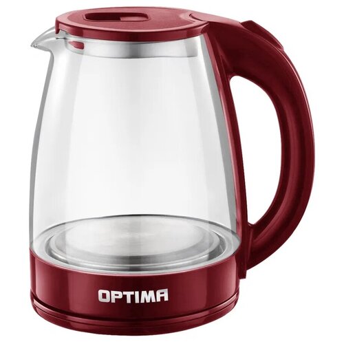 Чайник Optima EK-1832G 18л 2200Втстекло бордовый 177000₽