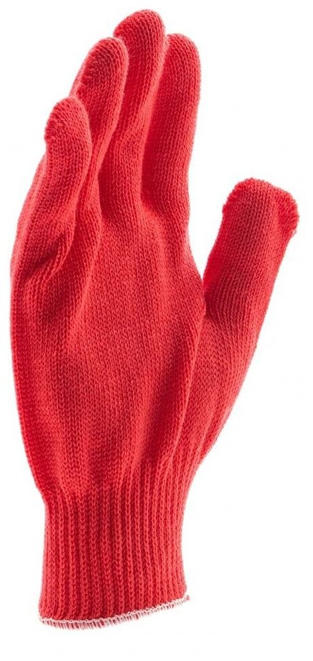 перчатки СИБРТЕХ трикотаж M коралловые без покрытия - фото №3