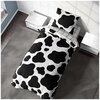 Постельное белье 1.5 спальное / комплект постельного белья 1.5 спальный перкаль Crazy Getup 1 наволочка - 70х70 Cow - изображение