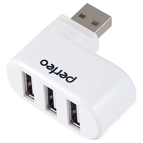 Концентратор Perfeo PF-VI-H024 3 x USB 20 белый 54500₽