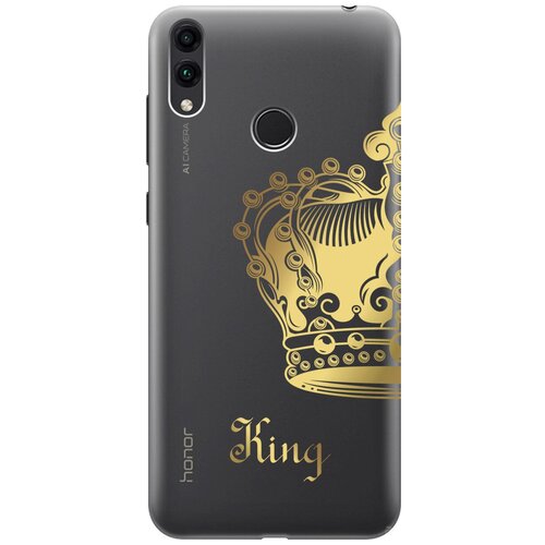 Силиконовый чехол с принтом True King для Honor 8C / Хонор 8С защитный чехол на honor 8c хонор 8с прозрачный