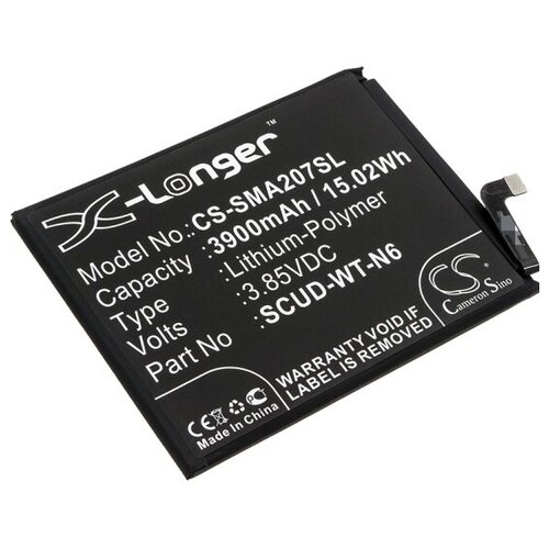 Аккумулятор Cameron Sino CAMERONSIN CS-SMA107SL SCUD-WT-N6 для Samsung Galaxy A10s, Galaxy A20s 3.85V / 3900mAh / 15.02Wh