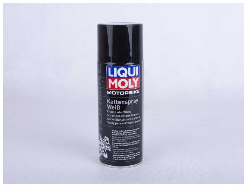 Смазка Liqui Moly Motorbike Kettenspray weiss 0.4л (1591) - фото №2