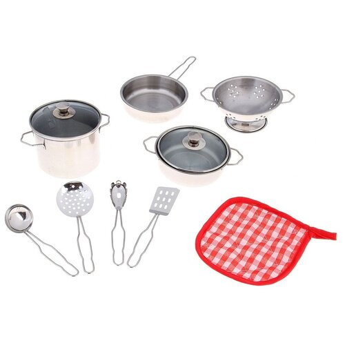 Набор посуды Aozi Toys Кулинарное искусство серебристый набор металлической посуды кулинарное искусство