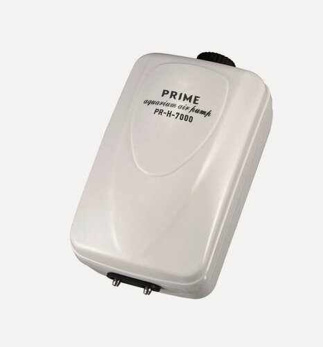 Изображение товара Компрессор Prime двухканальный регулируемый, 10Вт, 2,6л/мин (глубина до 120л)