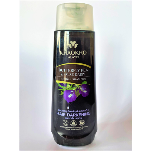 KHAOKHO Шампунь для темных волос здоровье И сияние укрепляющий, 200 мл