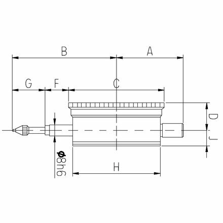 ASIMETO 401-05-0 Индикатор часового типа ИЧ 0-5 мм, 0,01 мм - фото №2