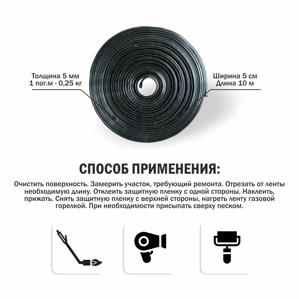 Сетки, Серпянки, Ленты Лента-герметик битумно-полимерная