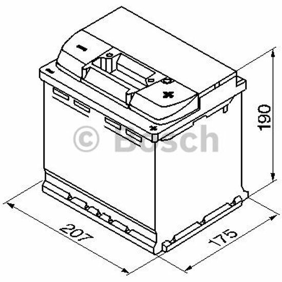 Аккумулятор BOSCH S5 C30 (Silver Plus) 554 400 053 - фото №15