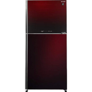 SHARP Холодильник Sharp 1670х700х720 см. Full No Frost, Hybrid Cooling. A+ Бордовый.