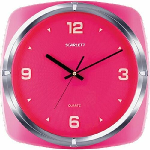 Часы ScarletT SC-55 DH /настенные красные/