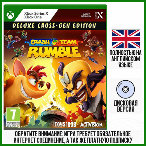 Игра Crash Team Rumble - Deluxe Cross-Gen Edition (Xbox, английская версия) crash team rumble deluxe cross gen edition [ps4 английская версия]