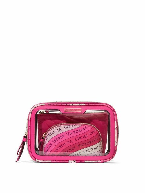 Косметичка Victorias Secret, 25х17х8 см, розовый