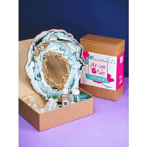 Набор для творчества Срез камня эпоксидной смолой 